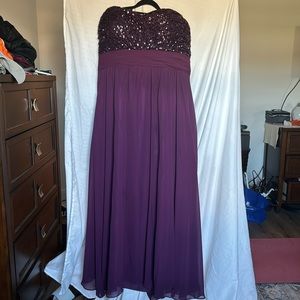 Bill levkoff strapless gown